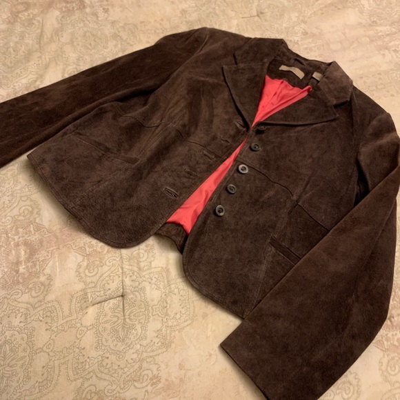 Vintage Leather Suede Jacket - Picture 2 of 8
